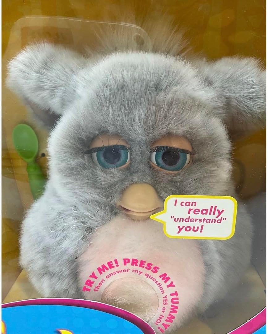 ファービー2 グレー ピンク 青目 英語版 2005 ファービー ピンク